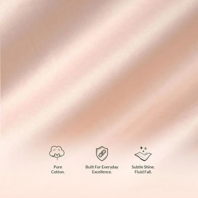 Cambridge Giza Cotton Shirt In Peach Fuzz View 2